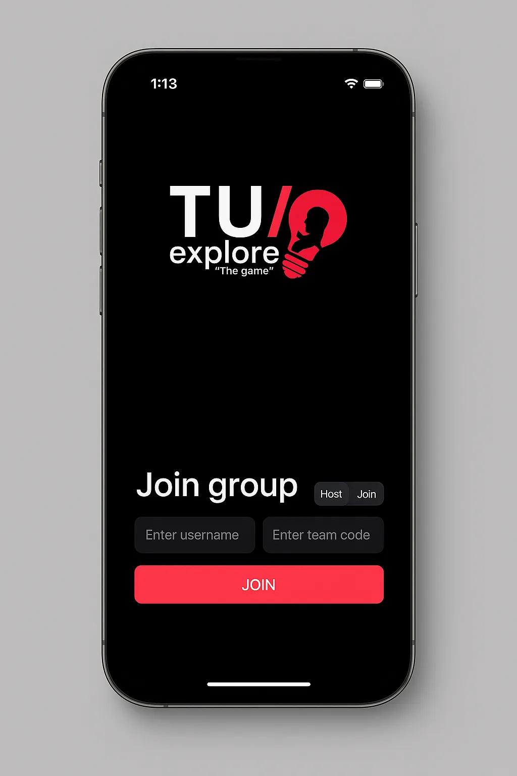 TU Explore app project preview